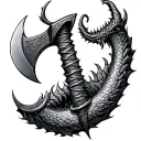 Leviathan Axe tattoo design idea