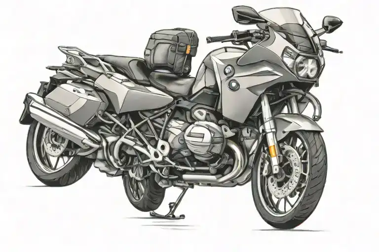 plain bmw car tattoo design idea