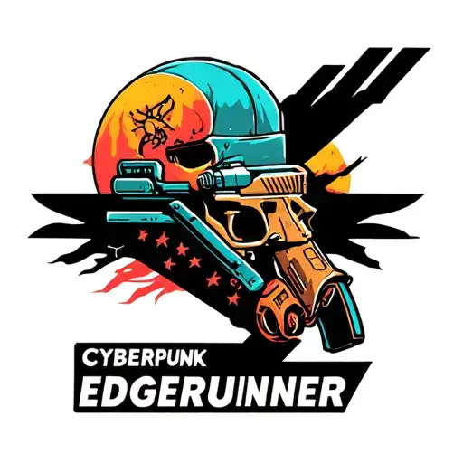 cyberpunk Edgerunner Logo tattoo design tattoo design idea