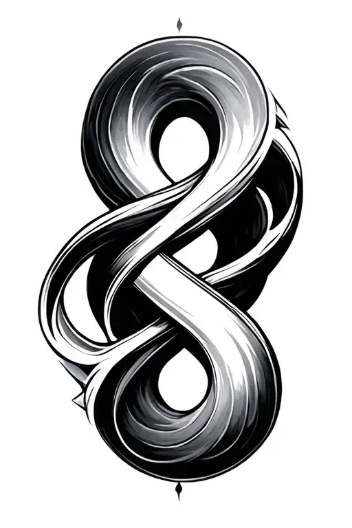 infinity and eternity tattoo design idea