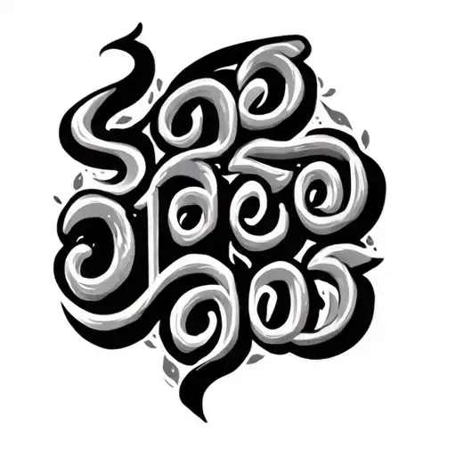 Tamil Selvan name tattoo tattoo design idea