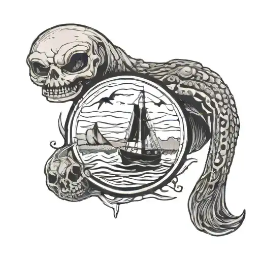 the amity affliction all I do is sink tattoo design idea