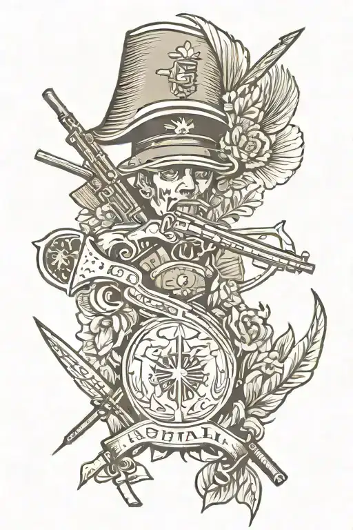 Australian Army infantry tattoo design idea