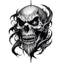 Nemesis tattoo design idea