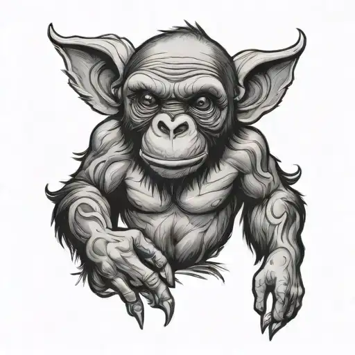yard apes tattoo design idea