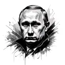 Vladimir Vladimirovich Putin tattoo design idea