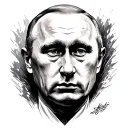 Vladimir Vladimirovich Putin tattoo design idea
