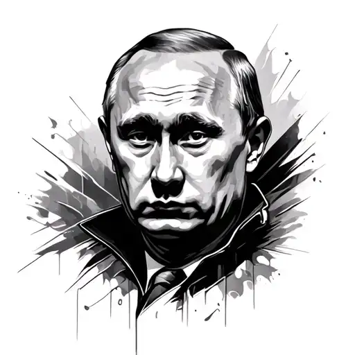 Vladimir Vladimirovich Putin tattoo design idea