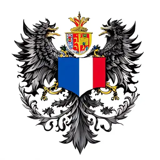 quebec flag & sicilian tattoo design idea