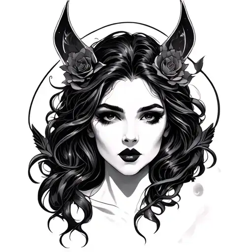 Morgana tattoo design idea