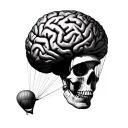 Brain aneurysm, paragliding, miscarriage tattoo design idea