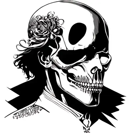 Terminator et noces funèbres tim burton tattoo design idea
