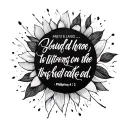 Philippians 4 13 tattoo design idea