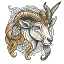 Aries tattoo design idea
