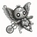 Voodoo Doll tattoo design idea