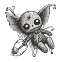 Voodoo Doll tattoo design idea
