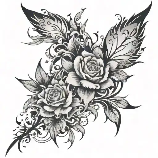 Beautifully Broken tattoo design idea
