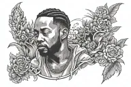 Kendrick Lamar damn tattoo design idea