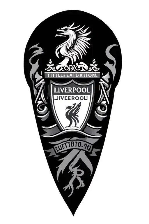 Liverpool title winner 2025 tattoo design idea