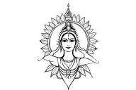 shiv kali goddess tattoo design idea
