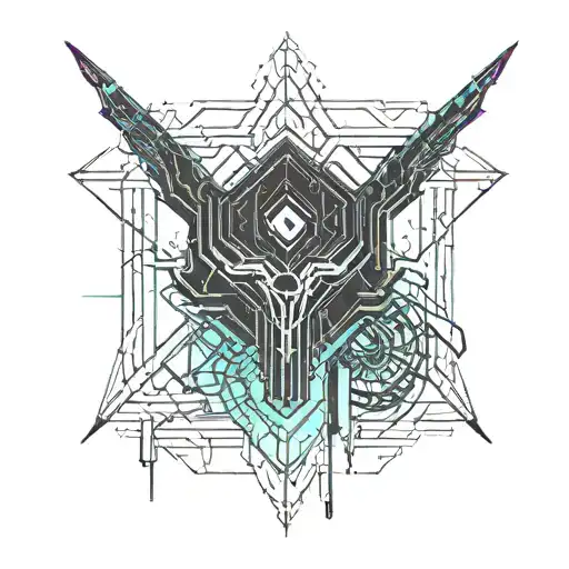 Cyberpunk 2077 tattoo design idea