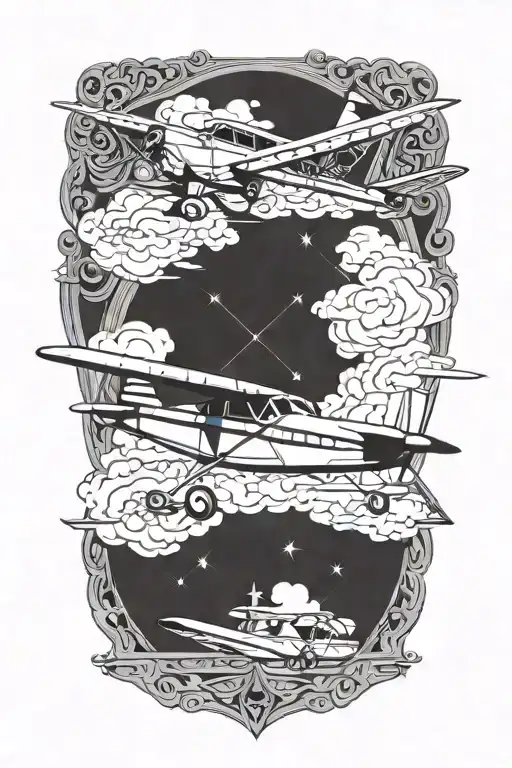 cessna 172 tattoo design idea