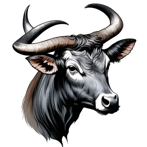 Taurus tattoo design idea