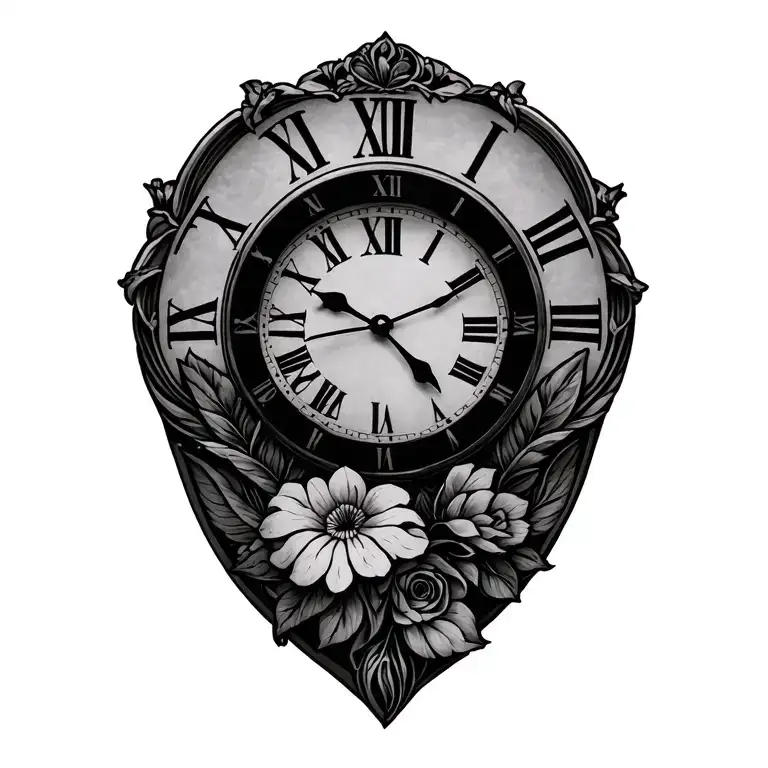 clock, Mabel, 30/09/2025 tattoo design idea