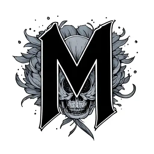 "M" Camaro tattoo design idea