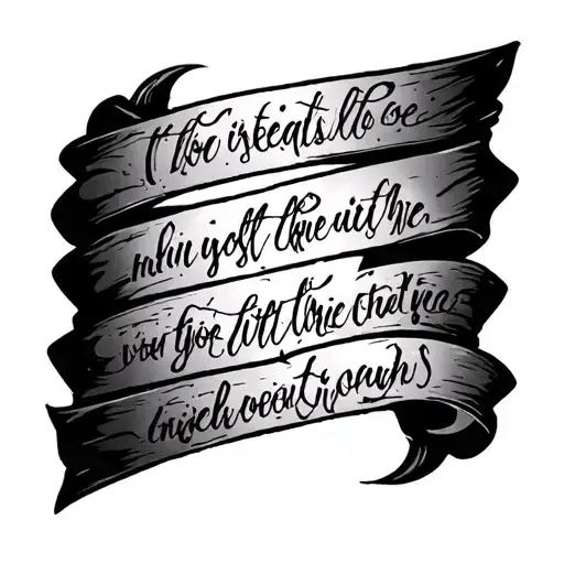 verse written forarm half sleeve tattoo design idea