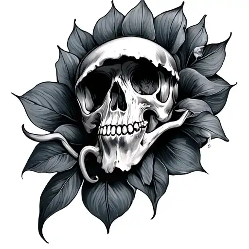 Pubic tattoo design idea