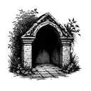 Empty Tomb tattoo design idea