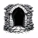Empty Tomb tattoo design idea