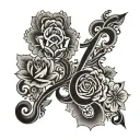 the number 19 tattoo design idea