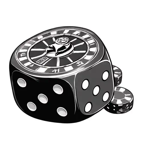 hazard ruleta automaty gambling symbols like dice tattoo design idea