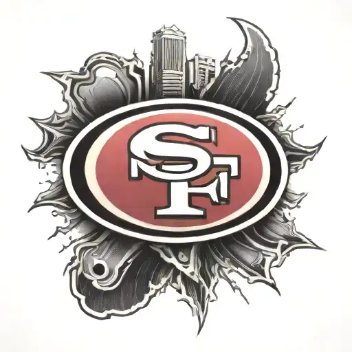 49ers logo tattoo design idea