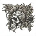 Tattoo at Roman Empire style with deep meaning of willpower of man spirit , you need to convey the masculinity energy  tattoo design idea