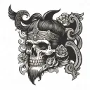 Tattoo at Roman Empire style with deep meaning of willpower of man spirit , you need to convey the masculinity energy  tattoo design idea