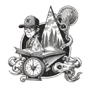 gravity falls journal 3  tattoo design idea