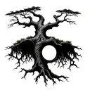 Dead Tree Of Life tattoo design idea