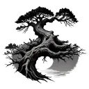 Dead Tree Of Life tattoo design idea