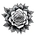 222 444 tattoo design idea