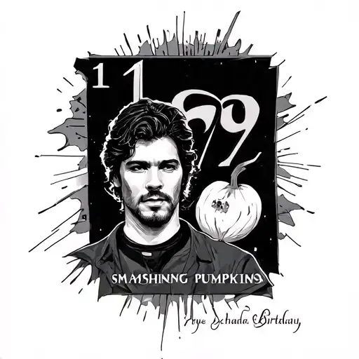 my dads birthday in Roman numerals 1979 and he loves smashing pumpkins band and the song 1979 reminds me of him a lot  tattoo design idea