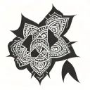 Fijian tribal patterns tattoo design idea