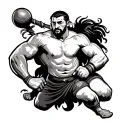 Kabaddi tattoo design idea