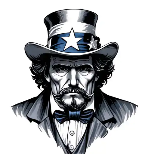 Uncle Sam tattoo design idea