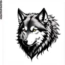 Sigma Wolf tattoo design idea