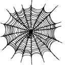 spider webs entwined, spider webs only, no spider, tattoo design idea