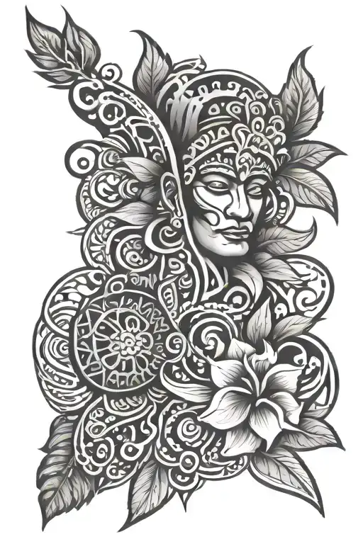 Hawaiian Tribal tattoo tattoo design idea