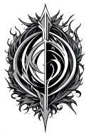 Code geass symbol incorporating elements tattoo design idea
